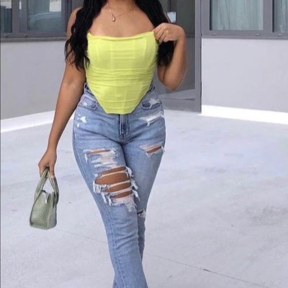 Lime Green Top